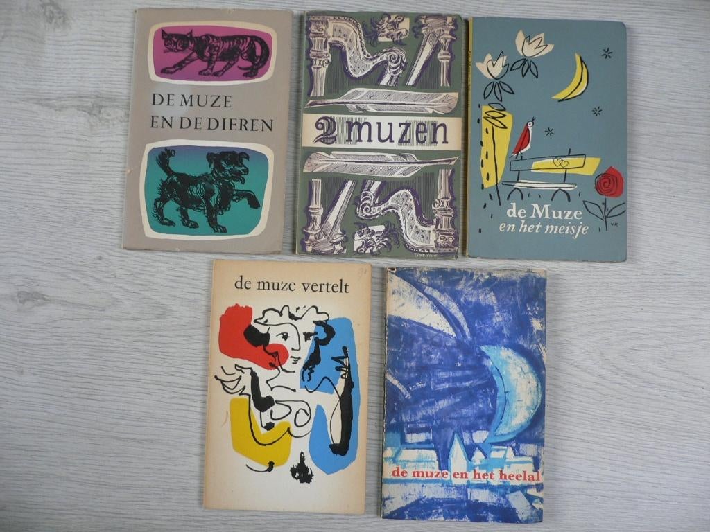 5 deeltjes Muzen-reeks (Boekenweek 1954-1959), Boeken, Ophalen of Verzenden, Gelezen, Diverse auteurs