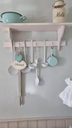 Brocante Keukenrek met engelhaakjes, Ophalen