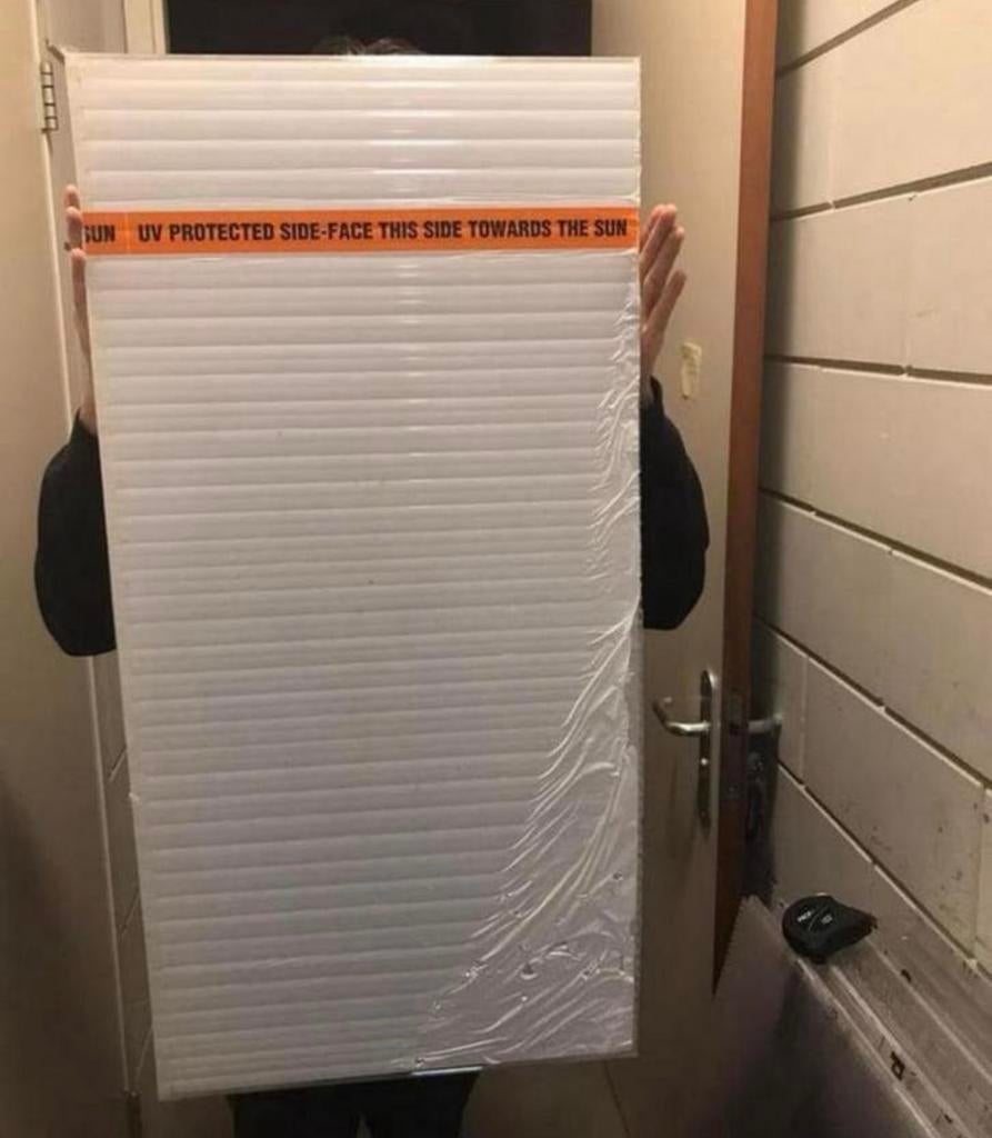 Polycarbonaat platen helder, Doe-het-zelf en Verbouw, Platen en Panelen, Ophalen, Nieuw