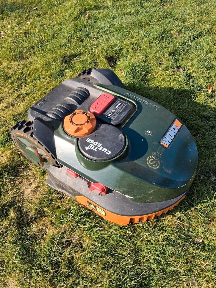 Worx robotmaaier, Tuin en Terras, Robotmaaiers, Gebruikt, Bestuurbaar via app, Ophalen