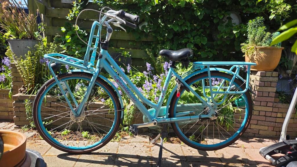 Gazelle "Miss Grace" Tienerfiets met voor- en achterdrager, Fietsen en Brommers, Fietsen | Meisjes, Ophalen of Verzenden