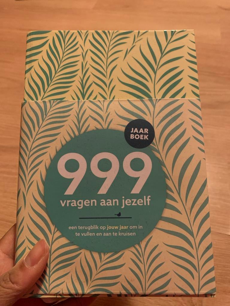 Jaarboek: 999 vragen aan jezelf - Terugblik op je jaar, Boeken, Ophalen of Verzenden, Zo goed als nieuw