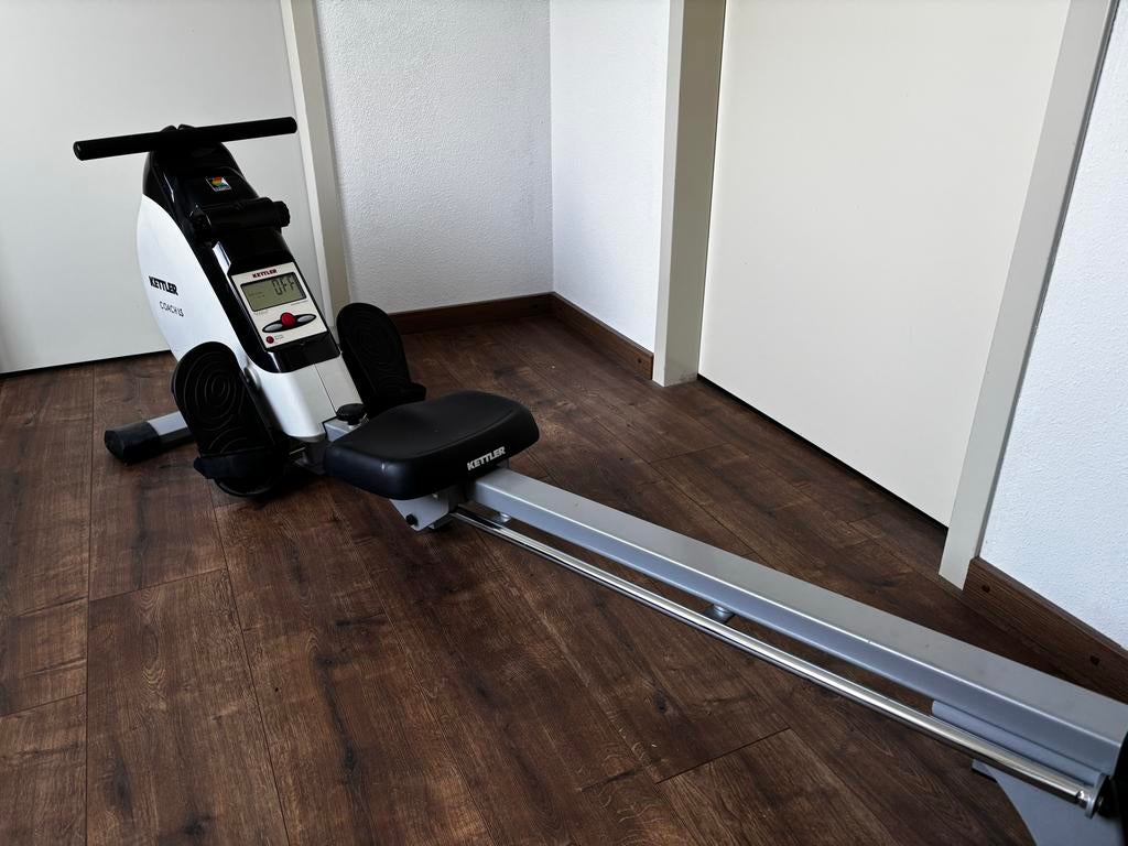 Kettler Coach LS roeitrainer, Sport en Fitness, Ophalen, Gebruikt, Armen, Metaal