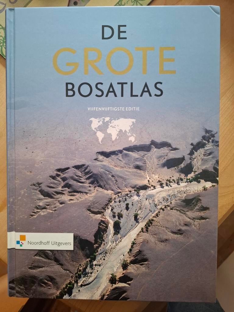 De Grote Bosatlas - Vijfenvijftigste Editie, Bosatlas, 2000 tot heden, Ophalen of Verzenden, Zo goed als nieuw