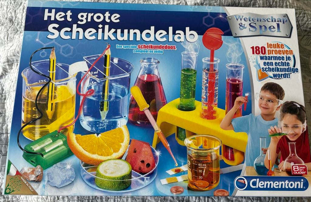 Het grote Scheikundelab - Clementoni, Ophalen, Ontdekken