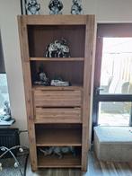 Boekenkast Salzburg van acaciahout, Ophalen, Met plank(en), Gebruikt, 50 tot 100 cm