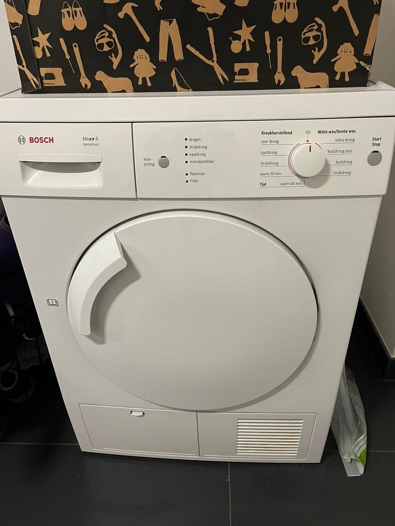 Bosch maxx 6 sensitive condensdroger, 6 tot 8 kg, Ophalen, Gebruikt, Condens