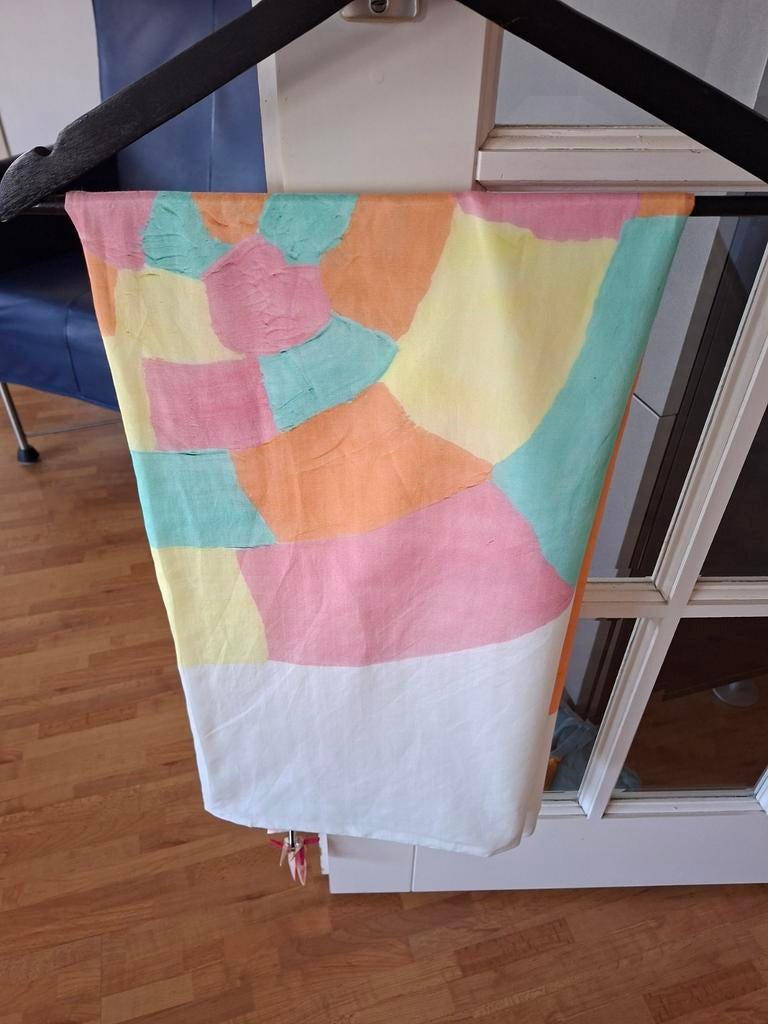 SjalAmi sjaal 120 x 236 cm katoen satijn, Ophalen of Verzenden, Nieuw, Maat 46/48 (XL) of groter, Sjaal