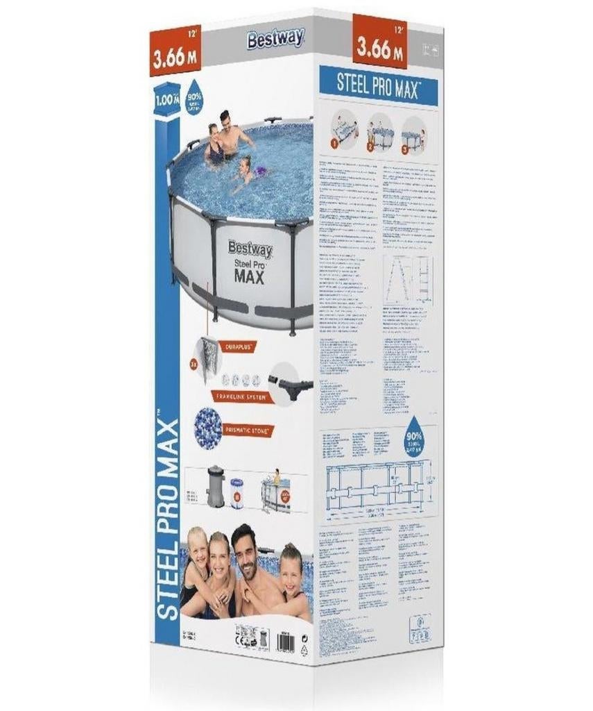 Bestway zwembad 366x100, Dieren en Toebehoren, Ophalen, Inclusief slangen, Overige typen, Overige merken