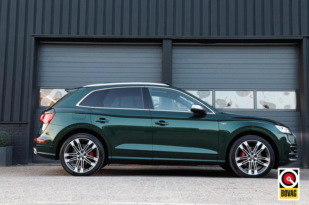 Audi SQ5 3.0 TFSI Quattro /PANODAK/LUCHTVERING/B&O/MEMORY/HU, Automaat, Gebruikt, Huisgarantie, 2995 cc
