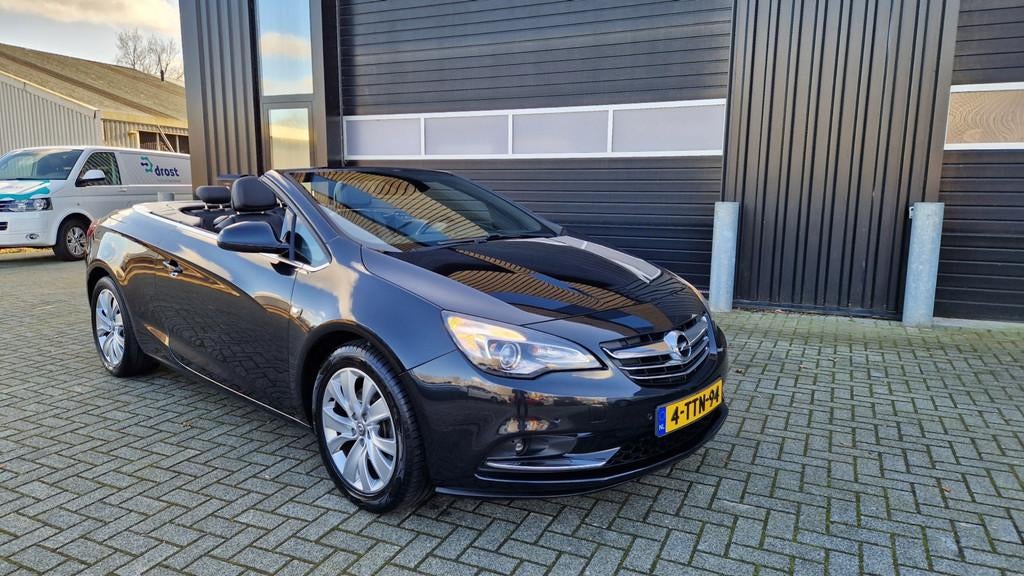 Opel Cascada 1.4 Turbo ecoFLEX Cosmo, Auto's, Voorwielaandrijving, Euro 5, Zwart, 4 cilinders