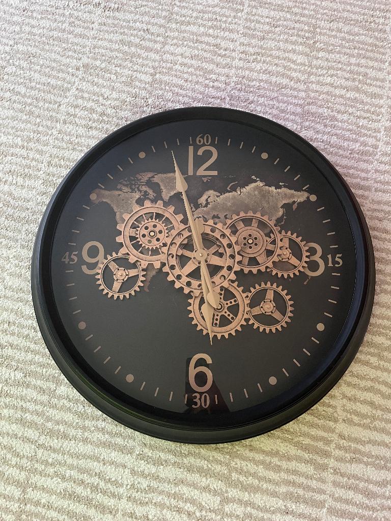 Wandklok, Huis en Inrichting, Woonaccessoires | Klokken, Ophalen, Gebruikt, Analoog, Wandklok