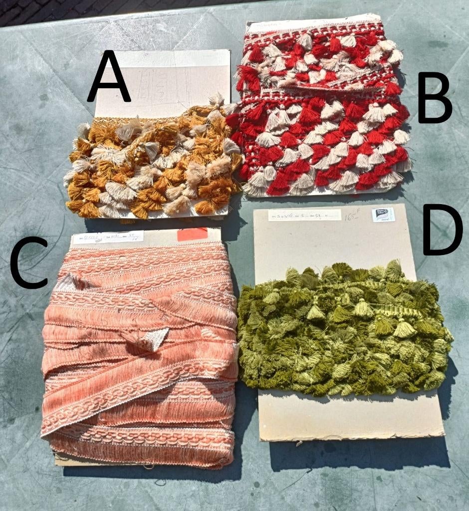 Diverse origineel vintage fournituren sierlint Lot 2 (SF18), Ophalen of Verzenden, Nieuw, Lint, Band of Elastiek