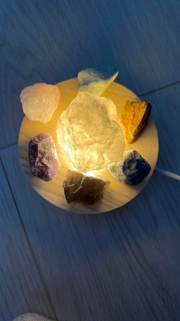 Kristal lamp, Ophalen of Verzenden, Zo goed als nieuw