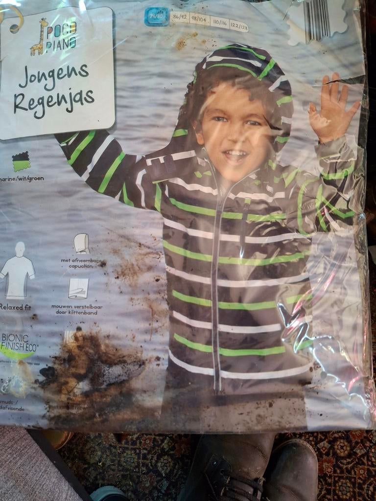 Poco Piano Jongens Regenjas Maat 74/80 - Nieuw, Kinderen en Baby's, Ophalen of Verzenden, Nieuw, Poco Piano, Jongen