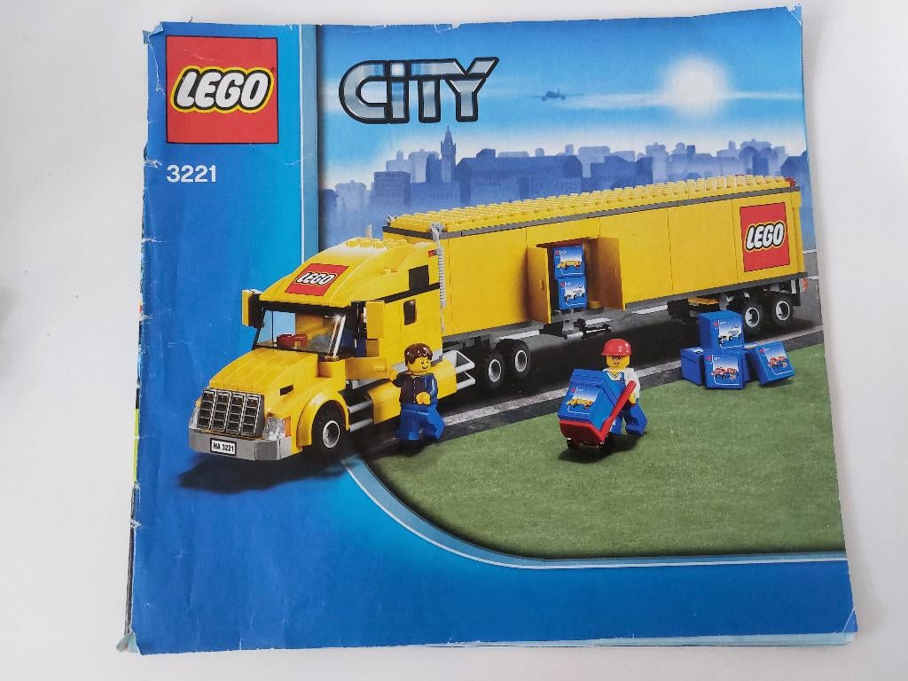Lego 3221 LEGO Truck / gele vrachtwagen, Kinderen en Baby's, Speelgoed | Duplo en Lego, Compleet, City, Lego, Ophalen of Verzenden