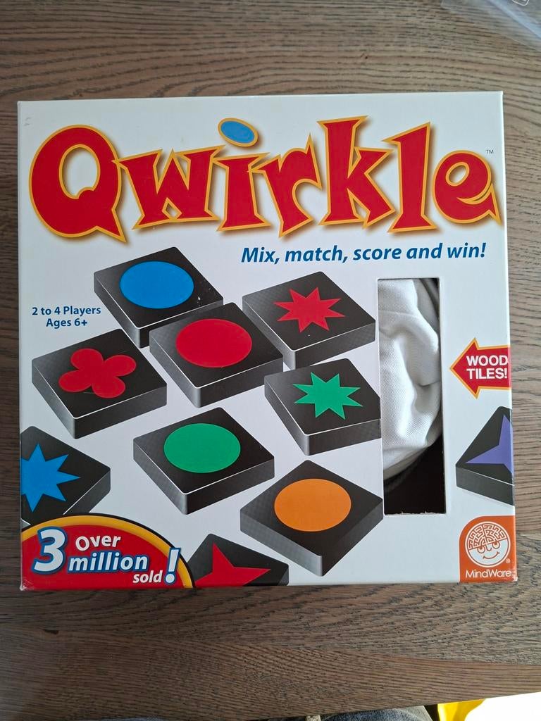 Qwirkle spel - Zo goed als nieuw, Drie of vier spelers, Ophalen of Verzenden, Zo goed als nieuw
