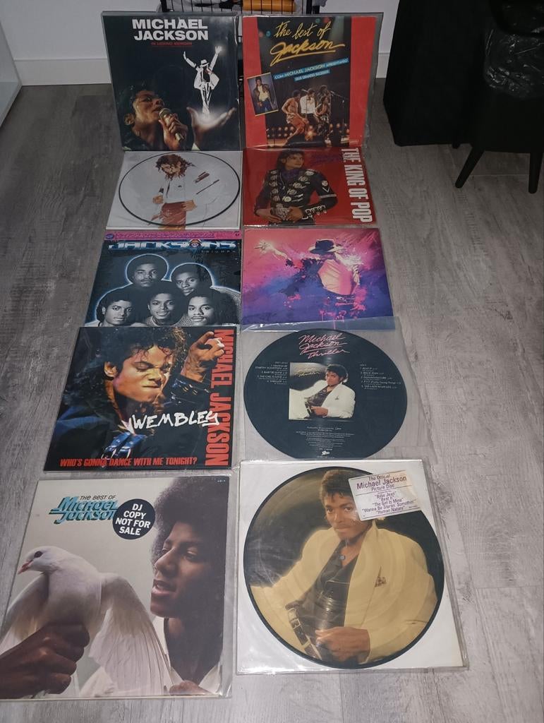 Michael Jackson vinyl platen, Cd's en Dvd's, Vinyl | Pop, Ophalen of Verzenden, Zo goed als nieuw, 12 inch