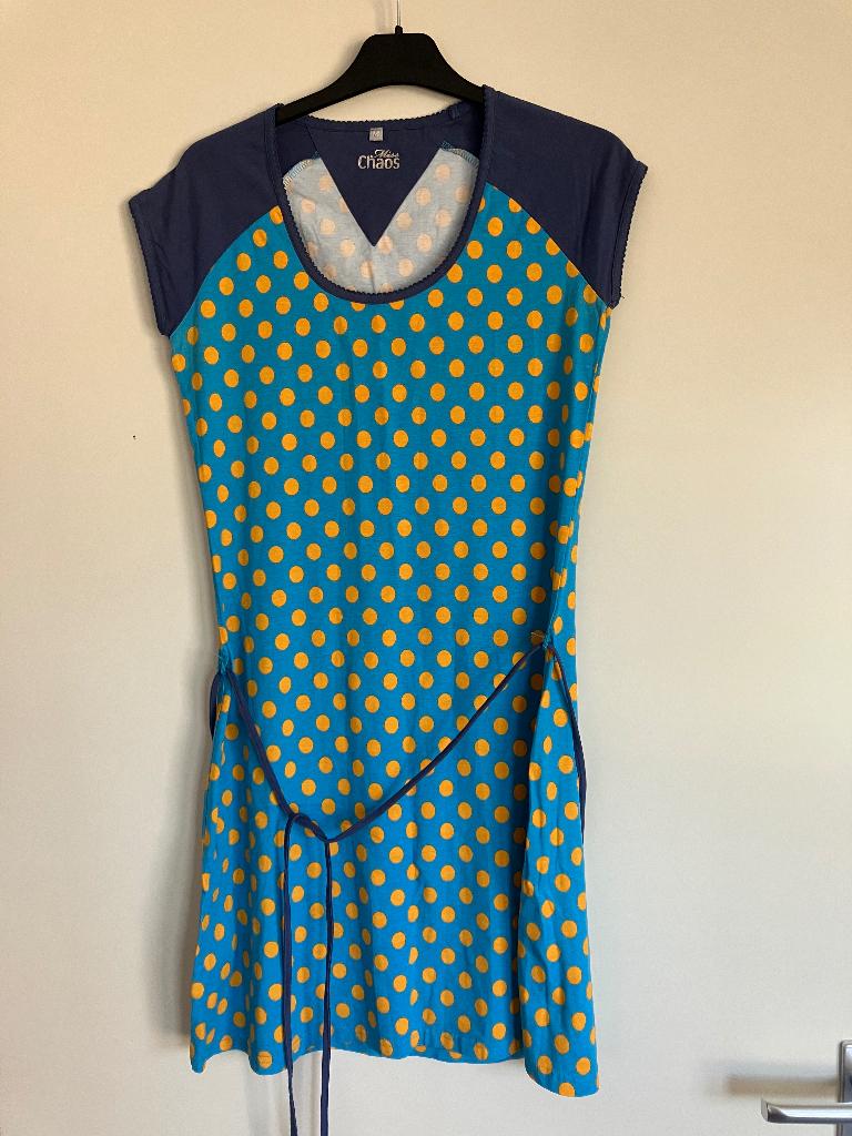 Mooie Chaos & Order jurk, Maat 38/40 (M), Blauw, Ophalen of Verzenden, Zo goed als nieuw