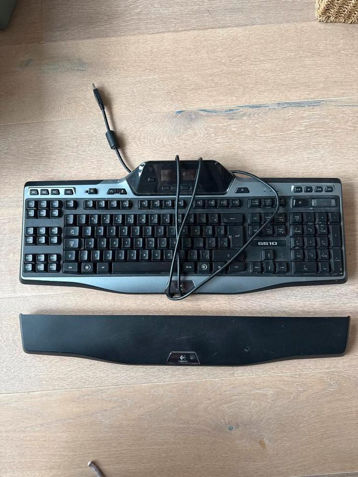 Logitech G510 Gaming Toetsenbord, Computers en Software, Toetsenborden, Gebruikt, Qwerty, Bedraad, Gaming toetsenbord, Ophalen of Verzenden