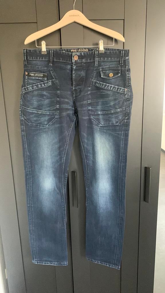 Pme legend spijkerbroek maat w34 l 34, Kleding | Heren, Ophalen of Verzenden, Gedragen, Blauw, W33 - W34 (confectie 48/50)