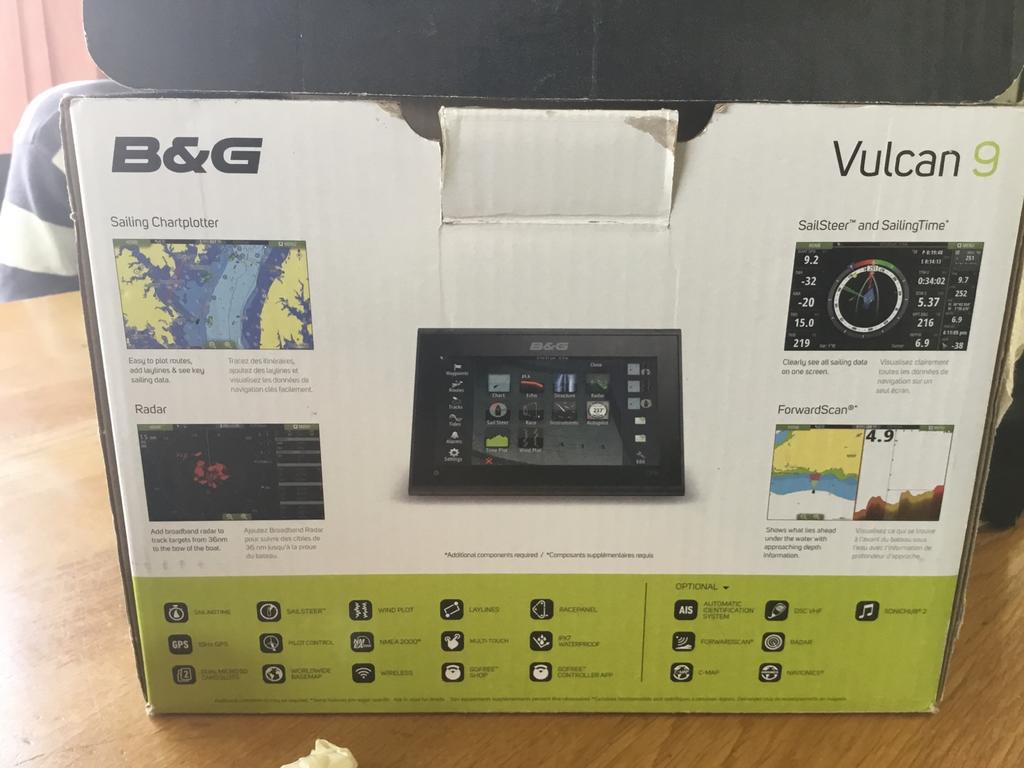 B&G Vulcan 9" plotter - Nieuw in originele verpakking, Watersport en Boten, Ophalen of Verzenden, Nieuw, Kaartplotter of Fish Finder