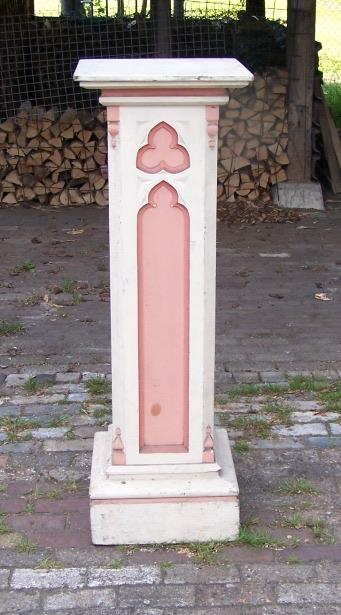 antieke Gotische kerkconsool / console., Ophalen