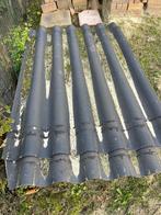 Golfplaten, Doe-het-zelf en Verbouw, Dakpannen en Dakbedekking, Ophalen, Overige materialen, Gebruikt, Zwart