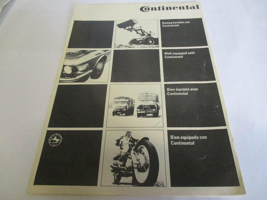 Continental Banden Folder, Verzenden, Gelezen, Overige merken