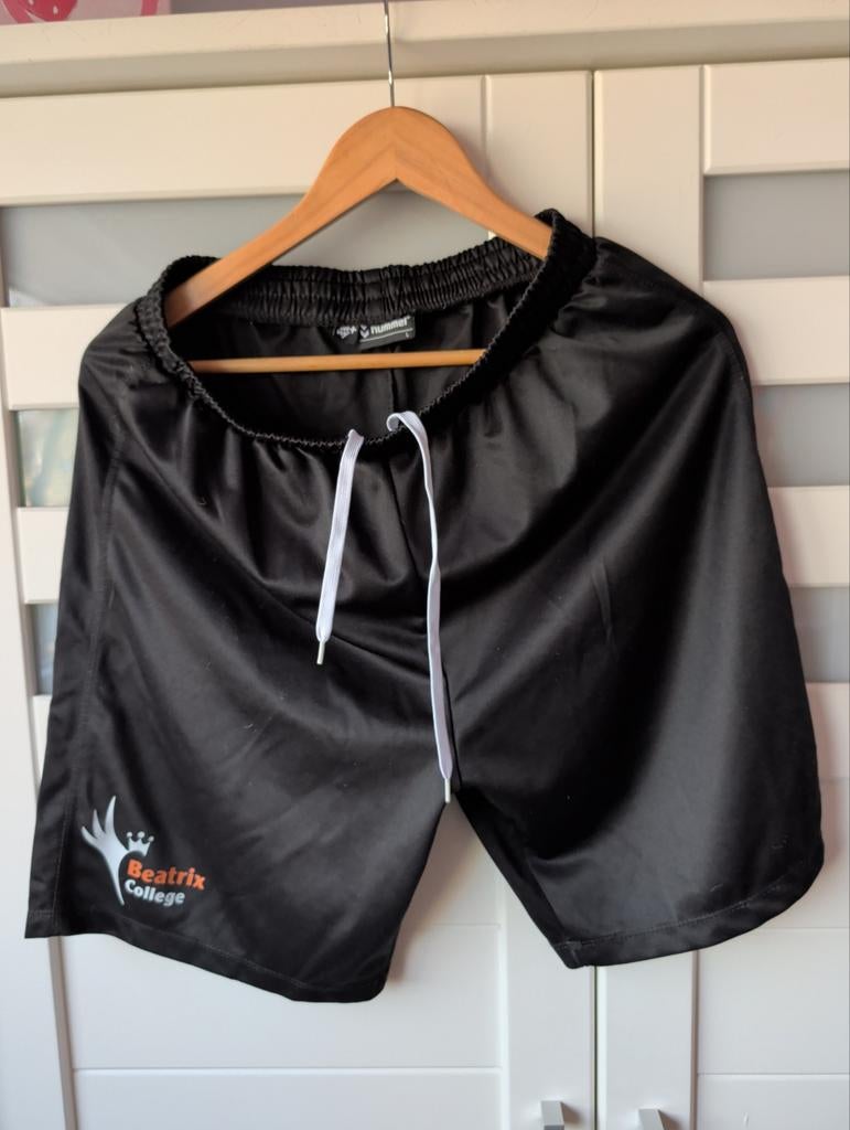 Sportbroek Hummel L Beatrix College Tilburg, Kleding | Heren, Sportkleding, Ophalen, Zo goed als nieuw, Blauw, Voetbal