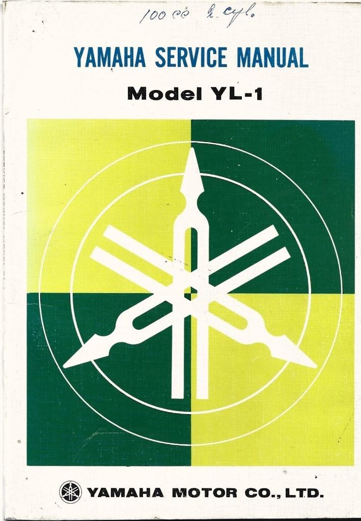 Yamaha YL 1 service manual (8052z) motor 1970, Verzenden, Yamaha