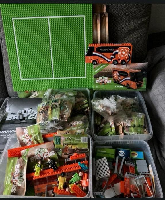 Voetbal Bricks (plus), Kinderen en Baby's, Speelgoed | Bouwstenen, Ophalen of Verzenden, Zo goed als nieuw