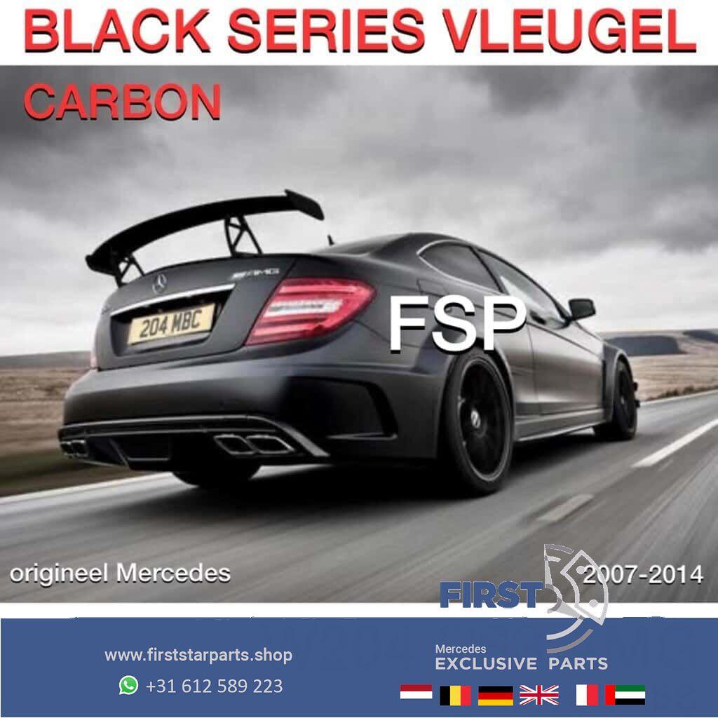 W205 C204 C63 AMG BLACK SERIES VLEUGEL CARBON SPOILER 2007-2, Auto-onderdelen, Gebruikt, Ophalen of Verzenden, Achter, -