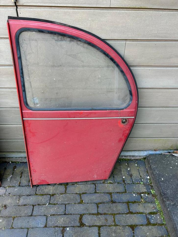 Citroën 2CV Achterdeuren Links en Rechts, Auto-onderdelen, Carrosserie en Plaatwerk, Deur, Citroën, Achter, Gebruikt, Ophalen
