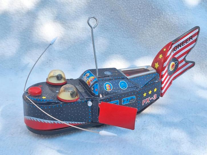 Pioneer PX-3 blikken ruimtevaartuig, Antiek en Kunst, Antiek | Speelgoed, Ophalen of Verzenden