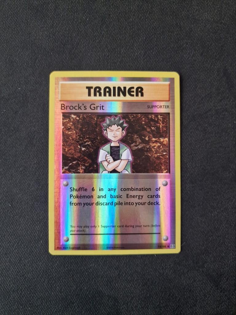 Pokemon Evolutions Brock's Grit Reverse, Ophalen of Verzenden, Zo goed als nieuw