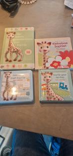 4 Sophie de Giraf boekjes, Ophalen, Zo goed als nieuw, Uitklap-, Voel- of Ontdekboek, 1 tot 2 jaar