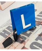 Lesauto Dakbord blauw L-bord Leswagen les-auto dak klem, Ophalen of Verzenden, Zo goed als nieuw, H, H