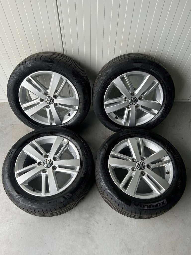 Originele Volkswagen Golf 5 6 7 Caddy Touran 5x112 16 Inch Z, 16 inch, Banden en Velgen, Personenwagen, Zomerbanden