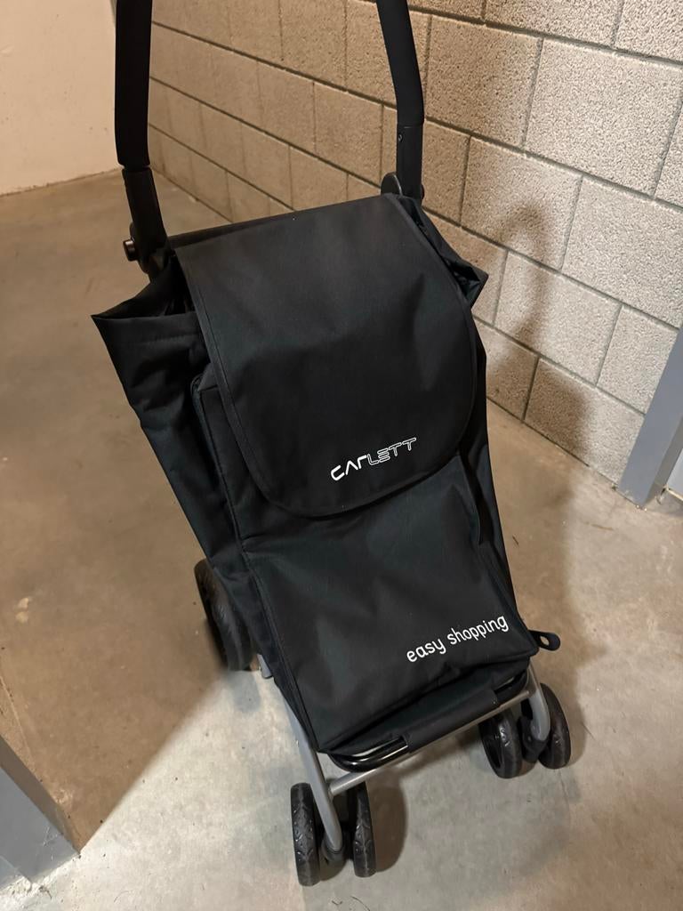 Carlett Easy Shopping Trolley - Zwart, Sieraden, Tassen en Uiterlijk, Tassen | Reistassen en Weekendtassen, Ophalen of Verzenden
