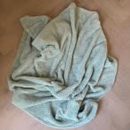 Unique living deken, 130x170, mint groen fleece, dekentje, Ophalen of Verzenden, Zo goed als nieuw