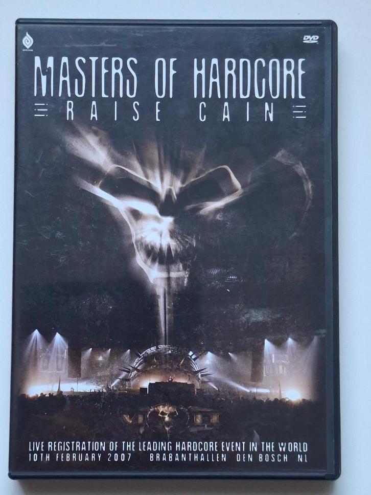 Masters Of Hardcore Raise Cain DVD 2007 gabber thunderdome, Cd's en Dvd's, Dvd's | Muziek en Concerten, Zo goed als nieuw, Muziek en Concerten