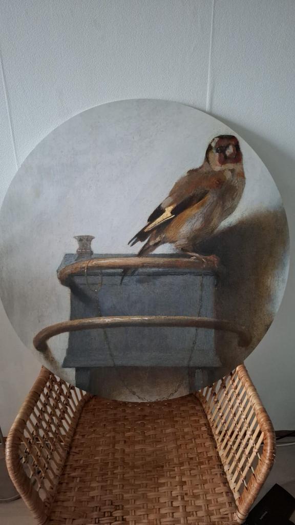 Schilderij rond Puttertje, Ophalen