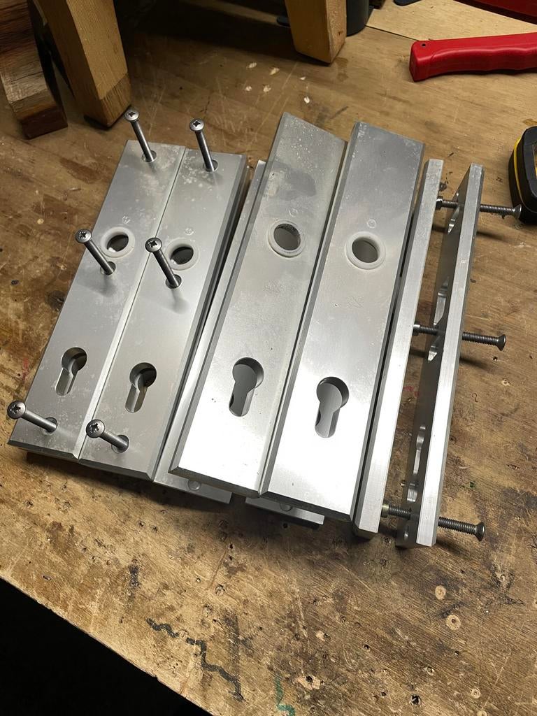 Hoppe veiligheidsschild SKG 3 - 4 complete sets, Ophalen of Verzenden, Gebruikt, Overige materialen, Overige typen