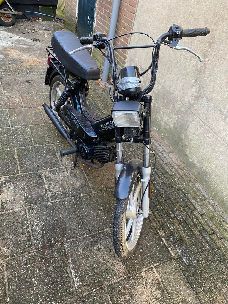 Tomos Standard Snorfiets - Zwart - Goede Staat, Ophalen, Gebruikt, Maximaal 45 km/u, Standard