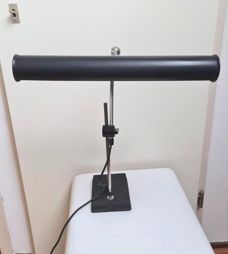 Hala Zeist bureaulamp leeslamp pianolamp verstelbaar vintage, Huis en Inrichting, Lampen | Tafellampen, Gebruikt, Minder dan 50 cm