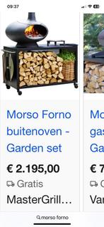 Morso Forno buitenoven met onderstel en accessoires, Ophalen, Gebruikt