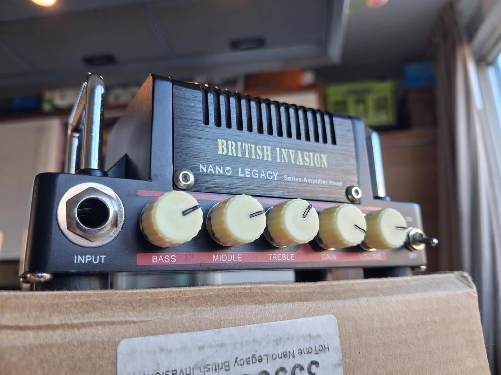 Hotone British Invasion 5 watt gitaartop (Vox AC30 kloon), Muziek en Instrumenten, Versterkers | Bas en Gitaar, Ophalen of Verzenden