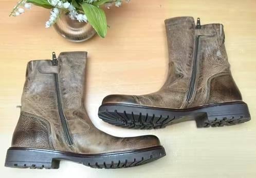 Twins enkellaarzen maat 38 NIEUW [v], Bruin, Lage of Enkellaarzen, Nieuw, Ophalen of Verzenden