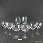 Online Veiling: 8 kristallen wijnglazen, Gebruikt